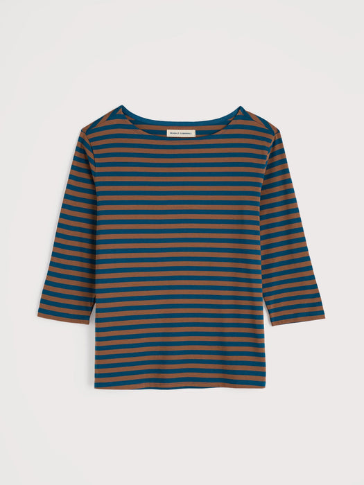 Seasalt Women's Sailor Top In Mini Cornish Toffee