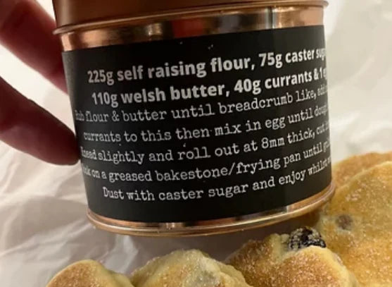 The Original Welsh Candle Company - Welsh Cake Tin Candle