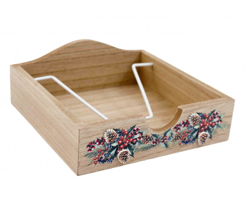 Sifcon Christmas Berry Napkin Holder