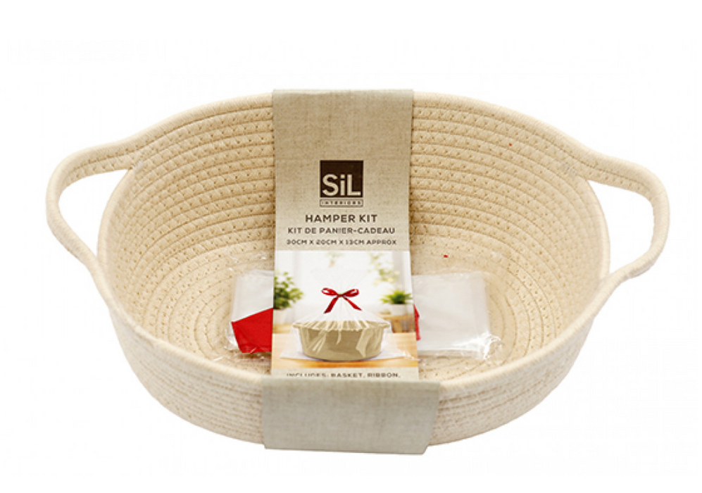 Sifcon 30cm Cream Hamper Basket Kit