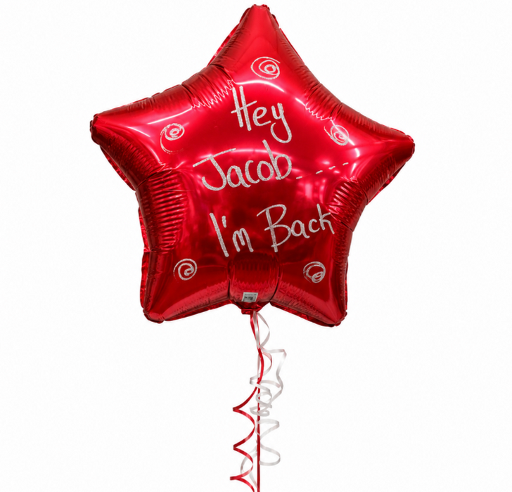 Glitter Star Elf Balloon