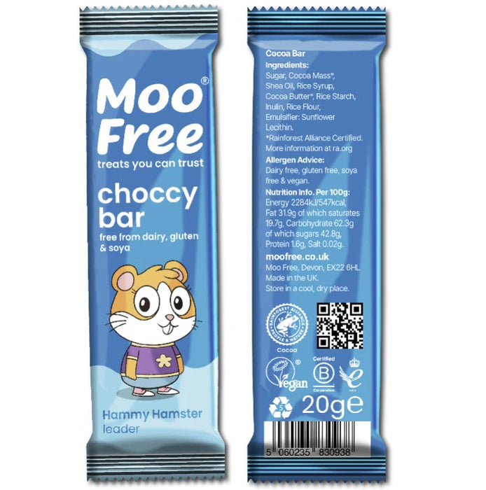 Moo Free 'Milk' Chocolate Mini Bar 20g