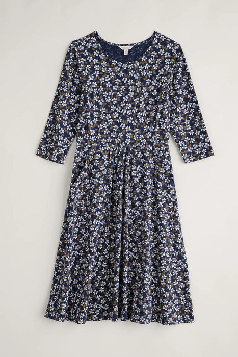Seasalt Women's April Jersey Dress Field Flower Maritime — Maple