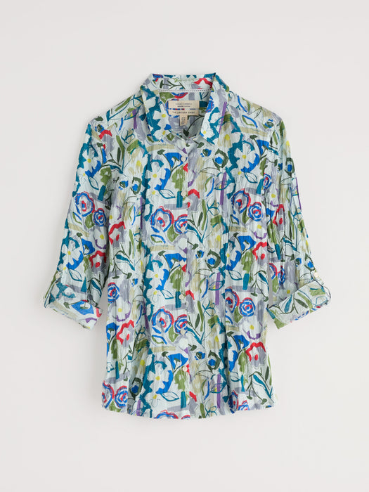 Seasalt Women's Larissa Shirt In Studio Floral Chalk