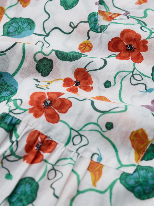 Seasalt Women's Op Art Tunic In Nasturtium Press Chalk
