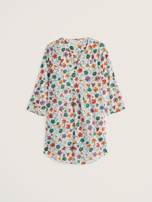 Seasalt Women's Op Art Tunic In Nasturtium Press Chalk