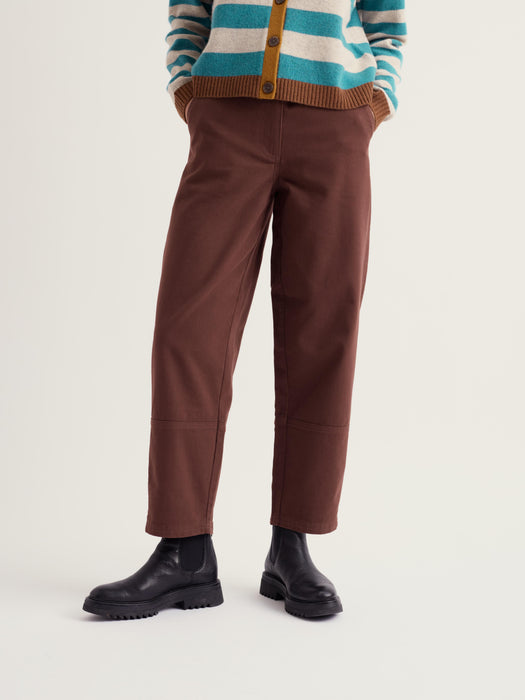 Seasalt Women's Painted Forms Trouser In Seedbed