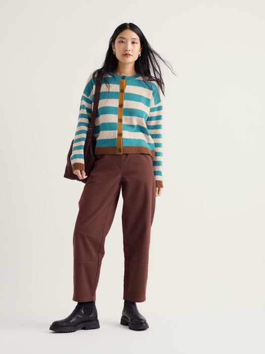 Seasalt Women's Painted Forms Trouser In Seedbed
