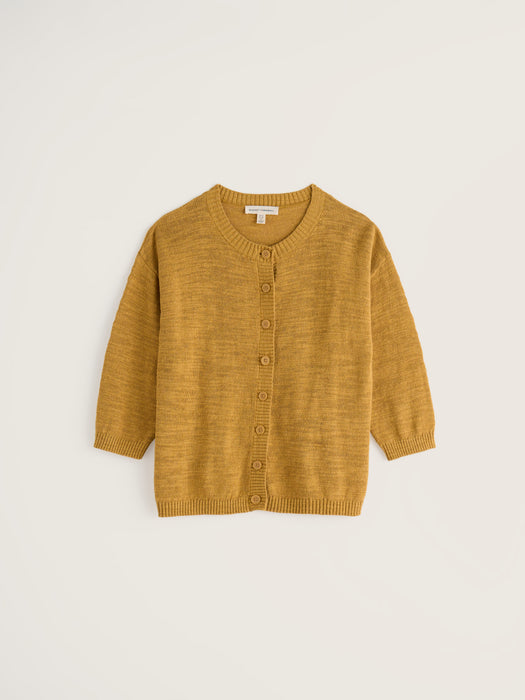 Seasalt Women's Pentire Steps Linen & Organic Cotton Cardigan In Tansy