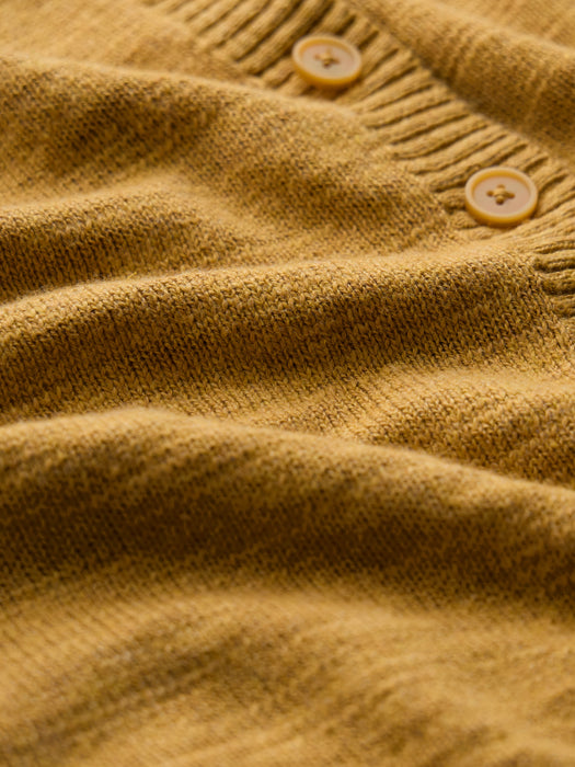 Seasalt Women's Pentire Steps Linen & Organic Cotton Cardigan In Tansy