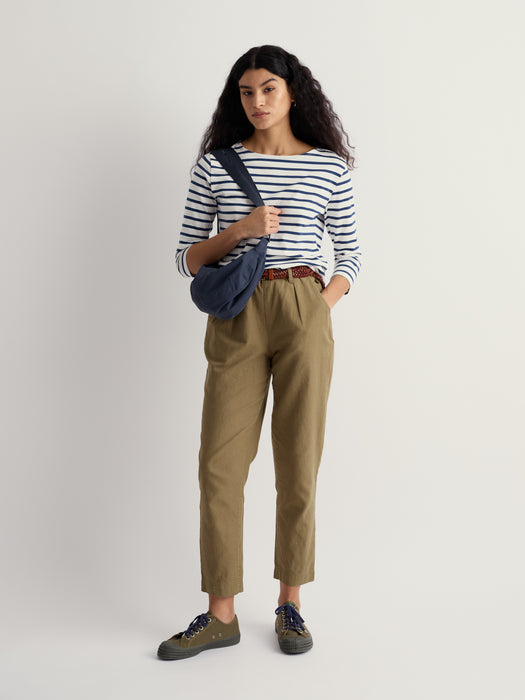 Seasalt Women's Sailor Top In Breton Dark Voyage