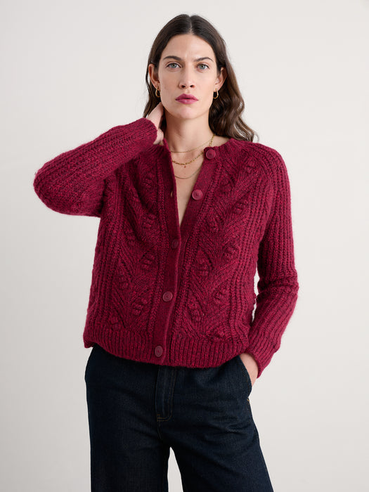 Seasalt Women's Sand Thistle Cardigan In Jam
