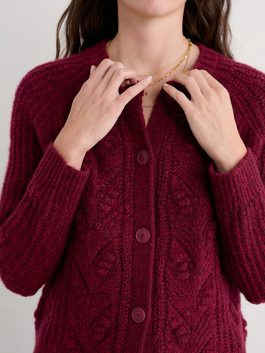Seasalt Women's Sand Thistle Cardigan In Jam