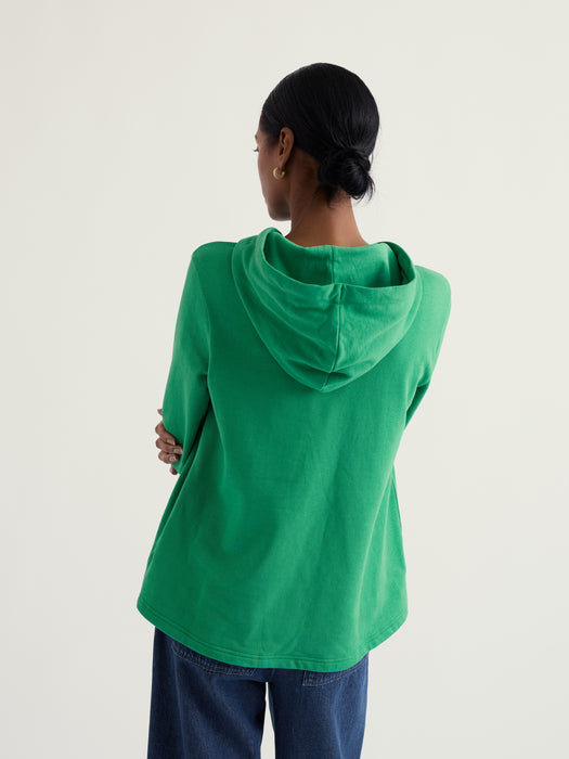 Seasalt Women's Sterling Hoodie in Spring Green