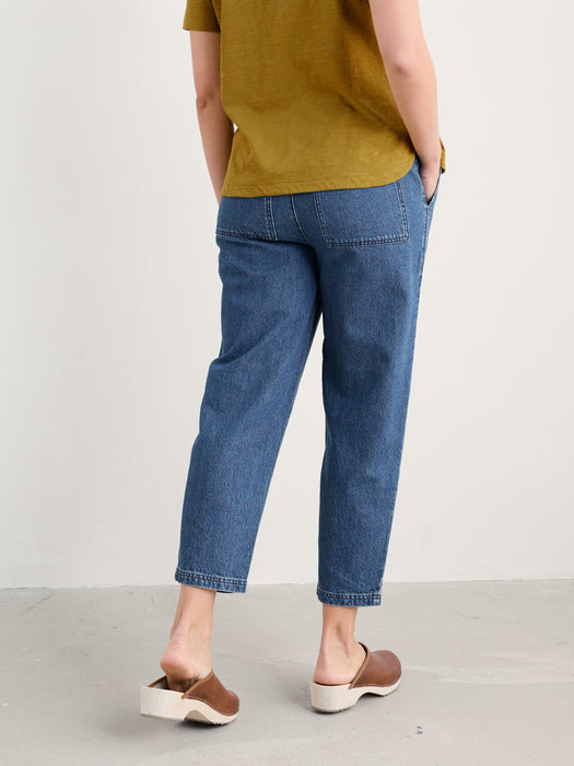 Seasalt Women's Sholl Trousers In Mid Wash