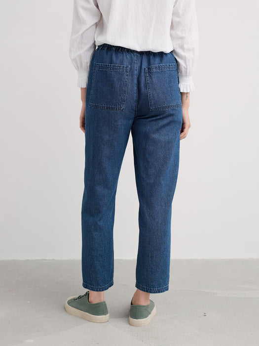 Seasalt Women's Sholl Trousers In Mid Wash