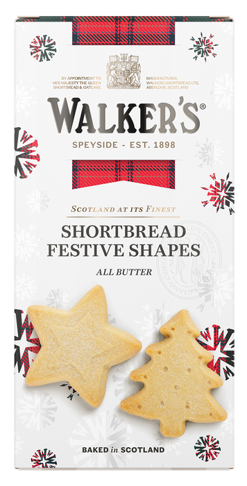 Festive Shapes Shortbread Assortment Box