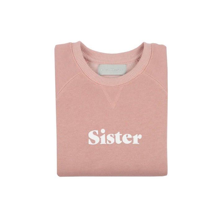 Bob & Blossom Sister Print Sweatshirt Faded Blush