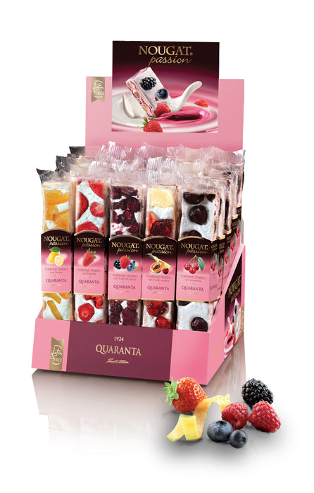 Quaranta Summer Fruits Selection Of Soft Nougat Bars