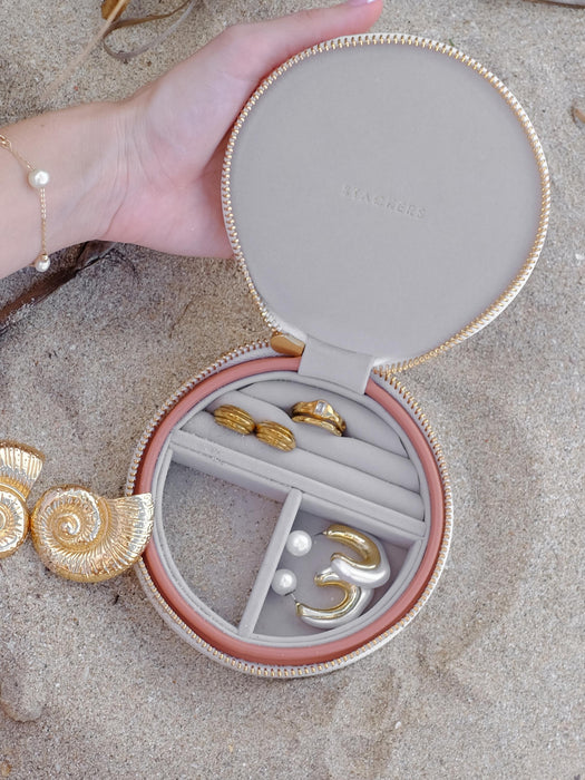 Stackers Desert Wave Round Jewellery Box