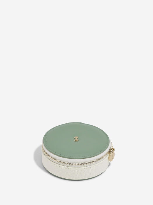 Stackers Seafoam Wave Round Jewellery Box