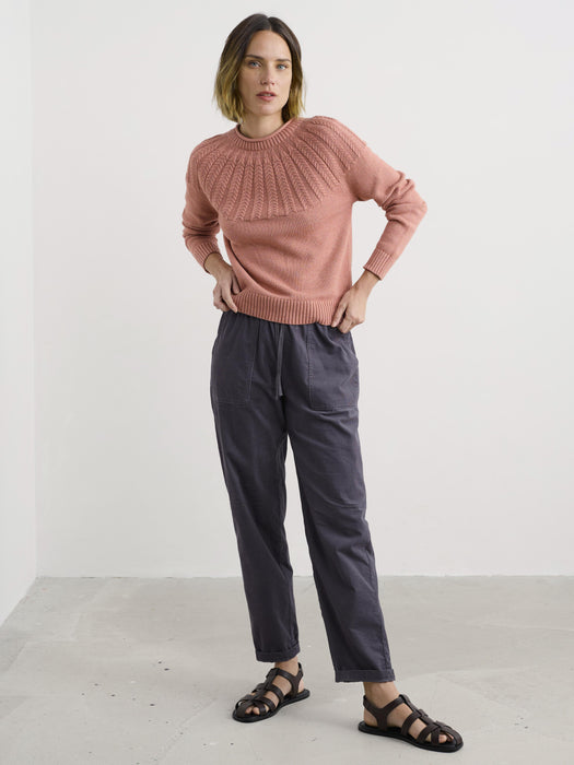 Seasalt Women's Stone Chat Jumper In Dusty Rose