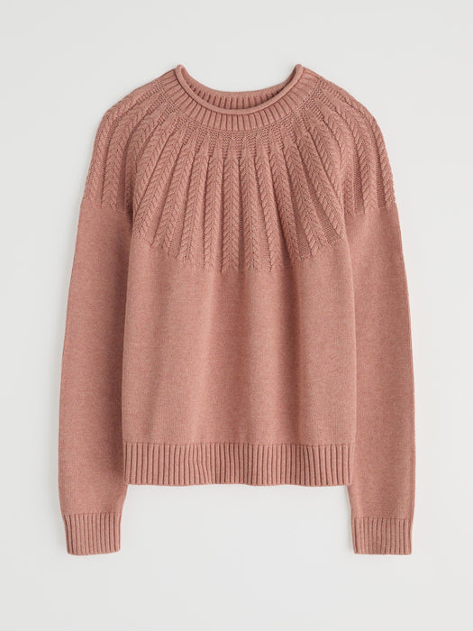 Seasalt Women's Stone Chat Jumper In Dusty Rose