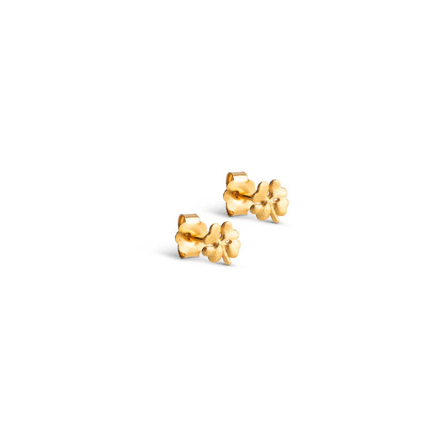 Enamel Copenhagen Studs Organic Clover Mini Gold