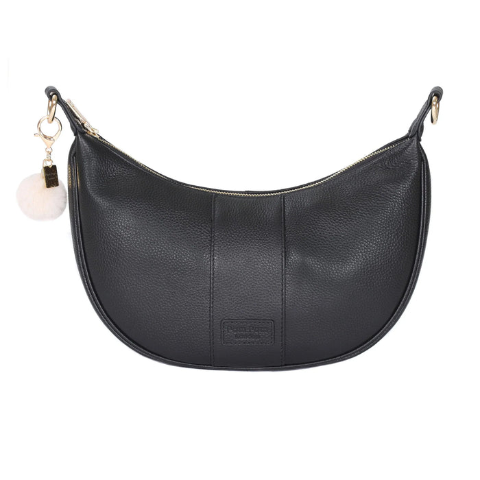 Pom Pom London Sutton Sling Bag Black