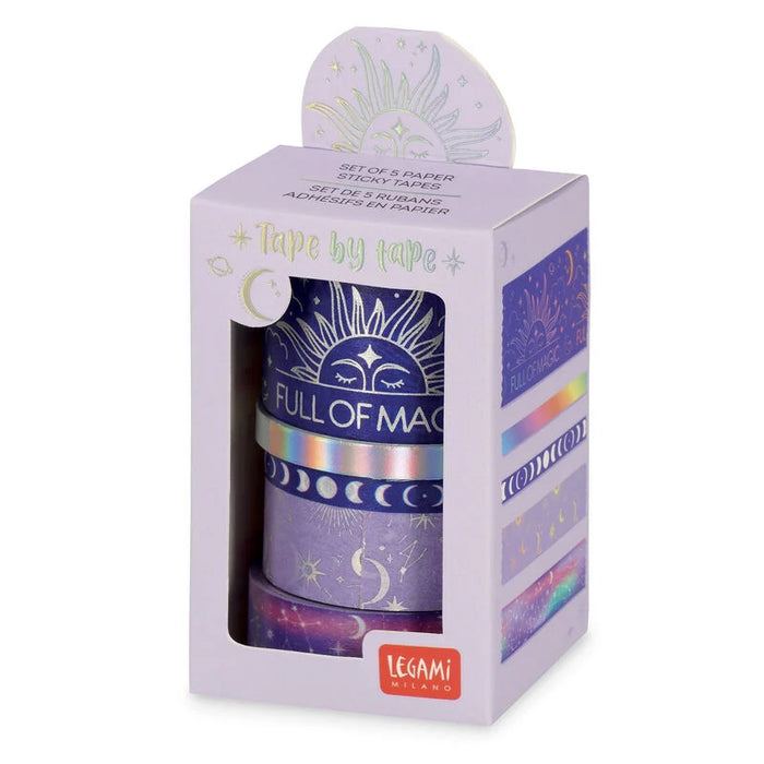 Legami Set of 5 Paper Sticky Tapes - Magic