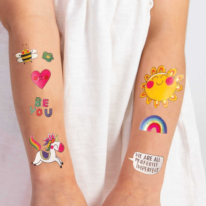 Rachel Ellen Children's Rainbow & Positivity Temporary Tattoos