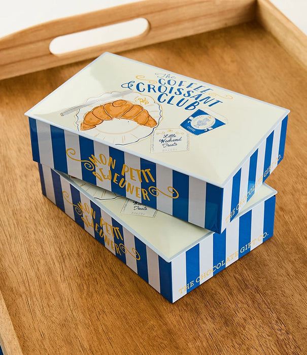 The Chocolate Gift Company Coffee & Croissant Club Tin Of Truffles