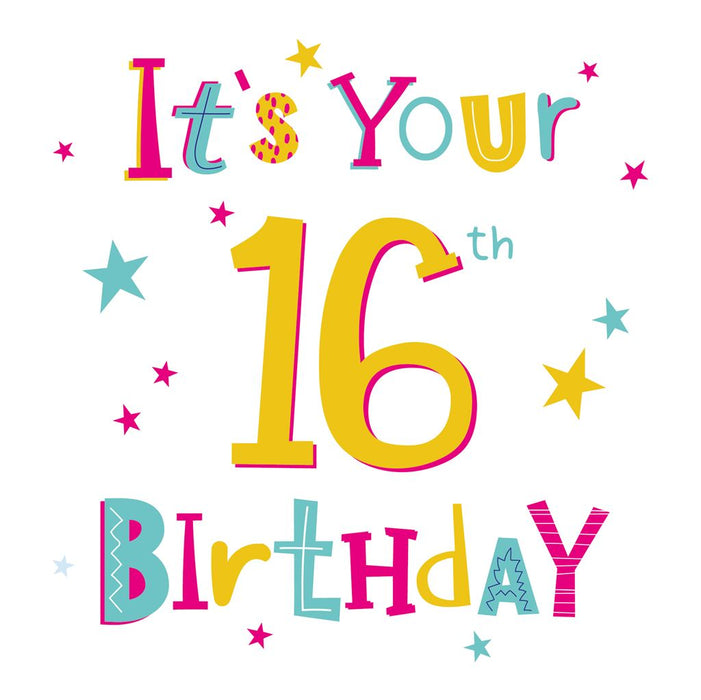 Cherry Orchard 'It's Your 16th Birthday' Birthday Card