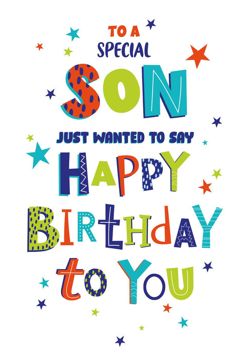 Cherry Orchard 'To A Special Son' Birthday Card