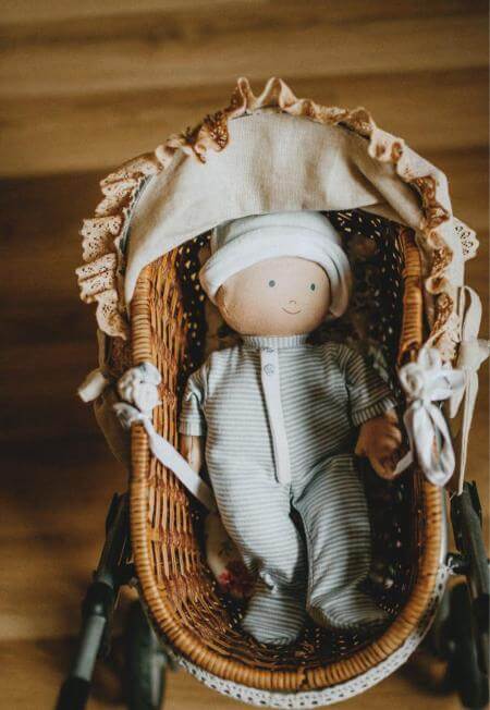 Cherub Baby Boy in Blue