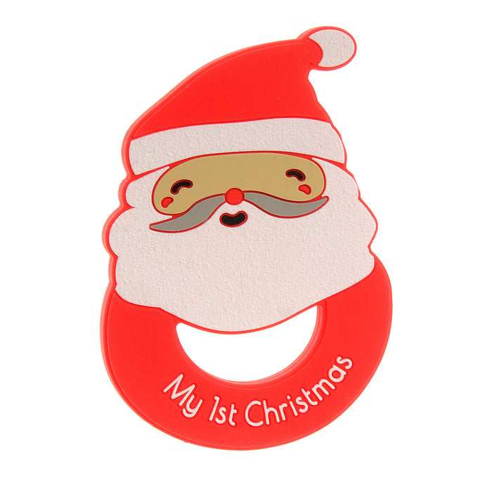 Ziggle Santa My First Christmas Silicone Teether