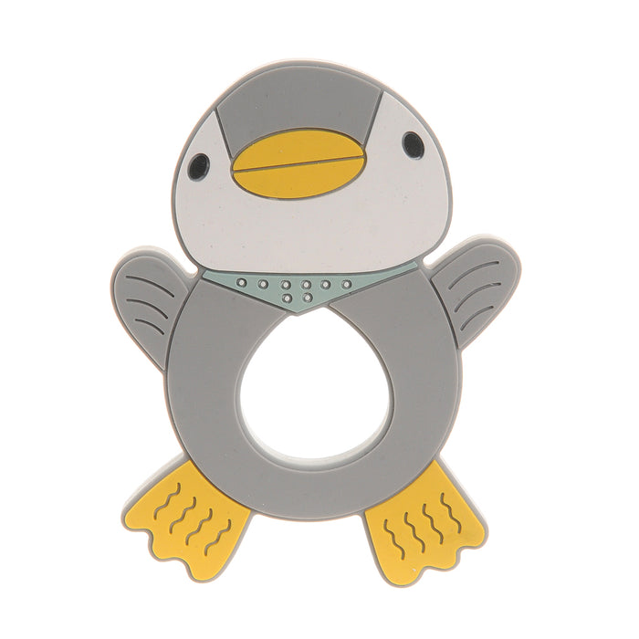 Ziggle Penguin Silicone Teether