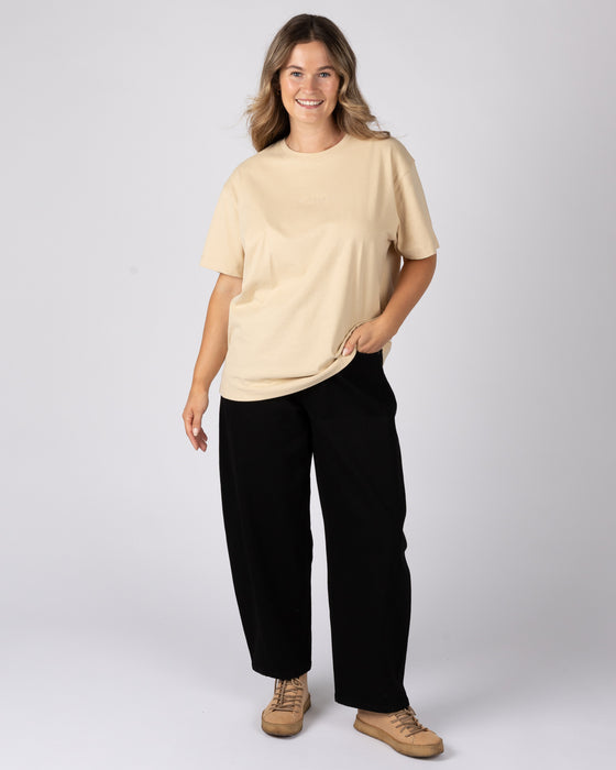 Saltrock Women's Perfect Set Womens Oversized Short Sleeve T-Shirt In Cream