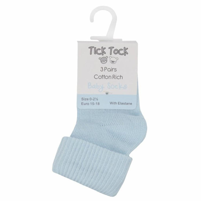 Elizabeth Anne Triple Pack Turnover Socks