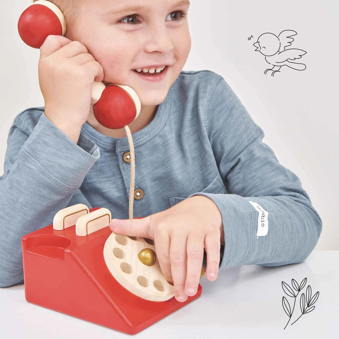 Le Toy Van Vintage Wooden Phone