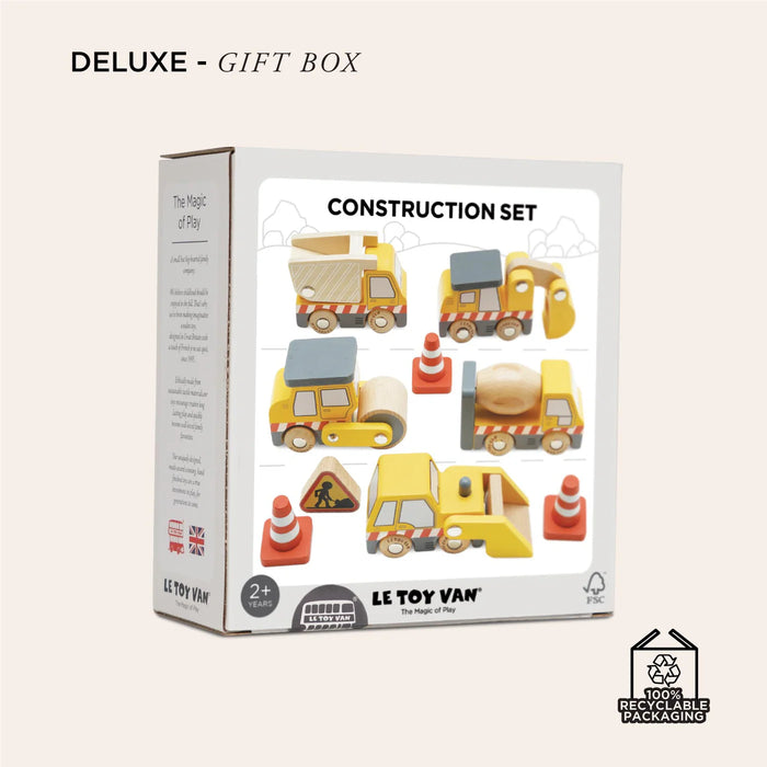 Le Toy Van Construction Toy Cars, Trucks & Diggers 7 Piece