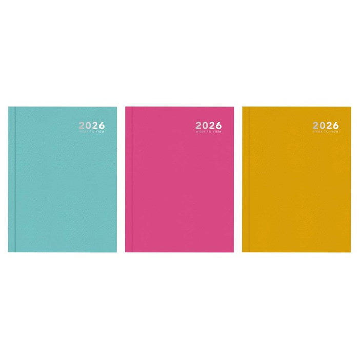 Tallon 2026 Diary A5 Week To View Bright Casebound