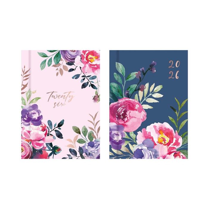 Tallon 2026 Diary A5 Week To View Vintage Floral
