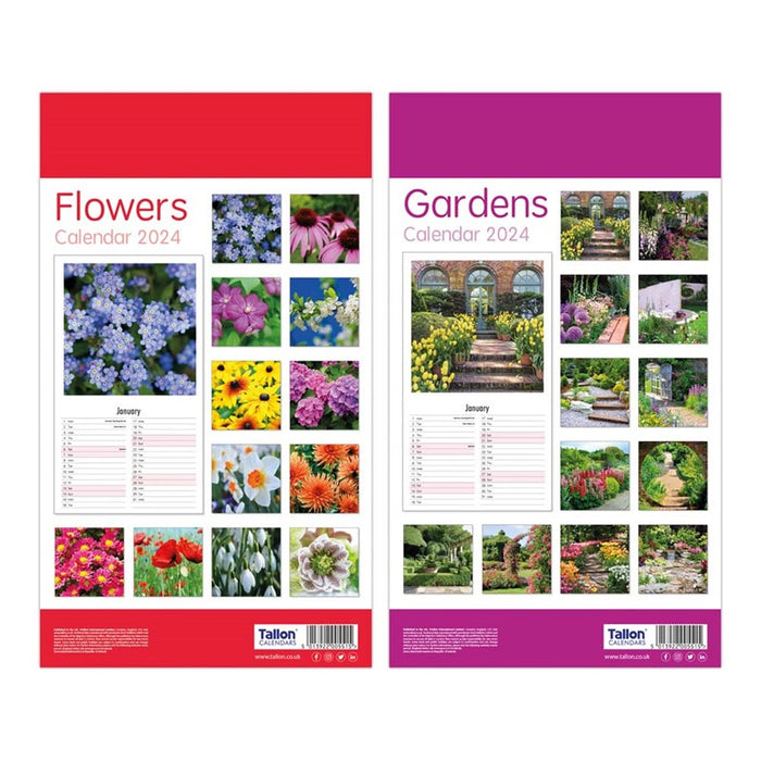 Tallon 2026 Midi Calendar Flowers and Gardens