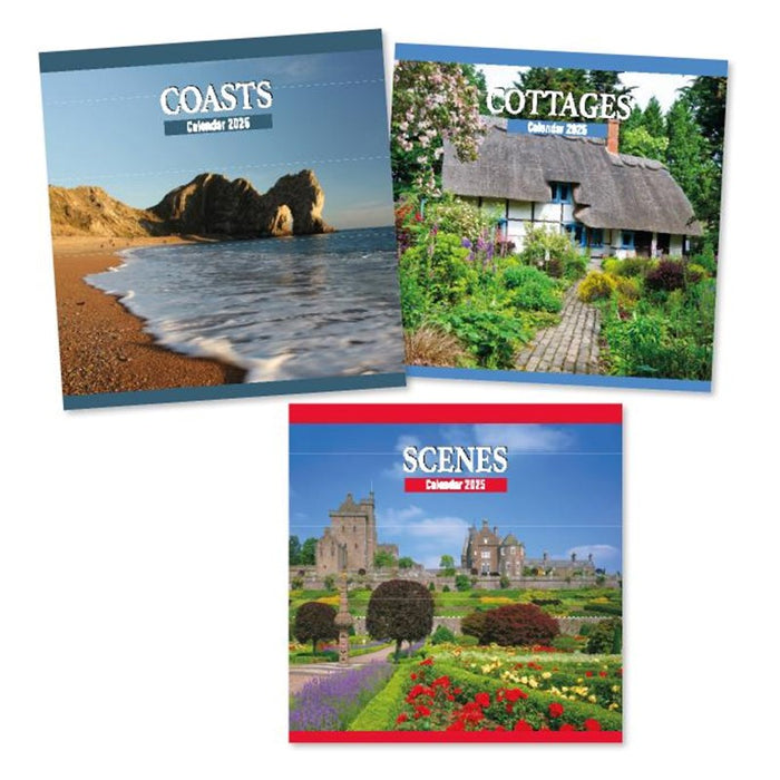 Tallon 2026 Square Calendar Cottages, Coasts and Scenes