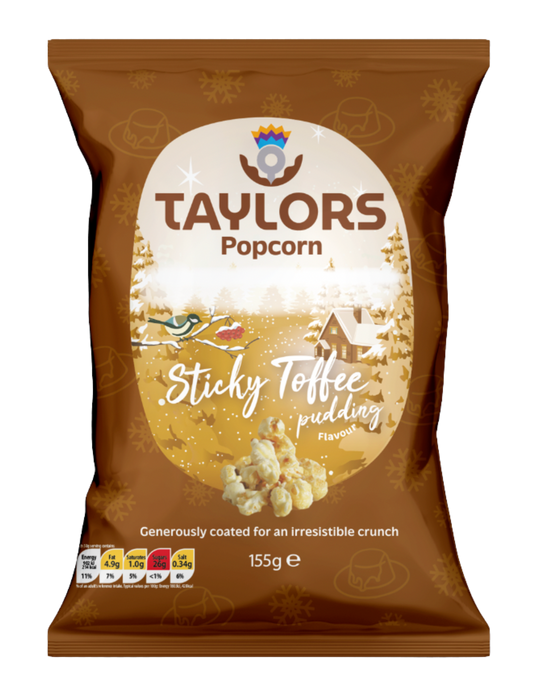 Taylors Sticky Toffee Pudding Flavoured Popcorn