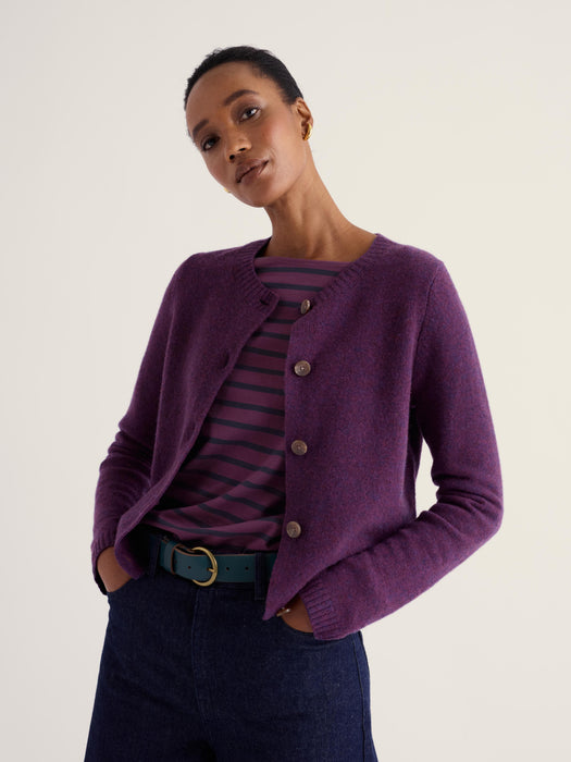 Seasalt Women's Tern Tide Cardigan In Loganberry