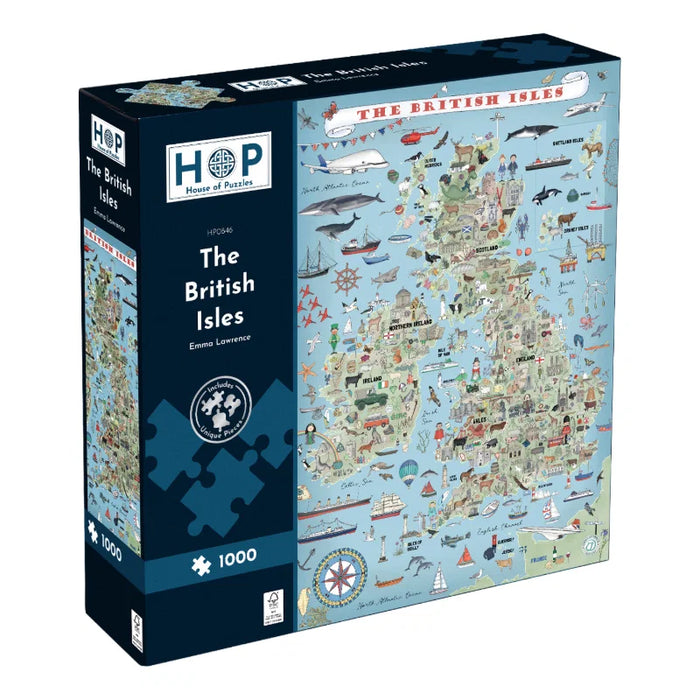 House of Puzzles The British Isles 1000 Piece Puzzle