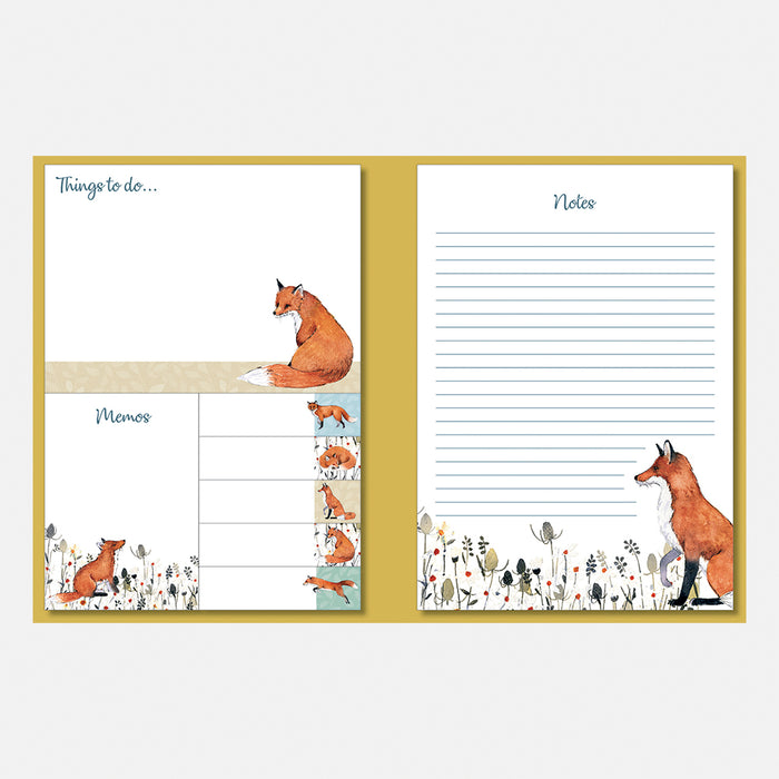 The Gifted Stationery Company Stick Notes Folder Foxy Tales