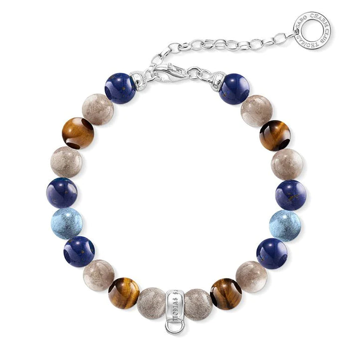 Thomas Sabo Classic Multicoloured Charm Silver Bracelet